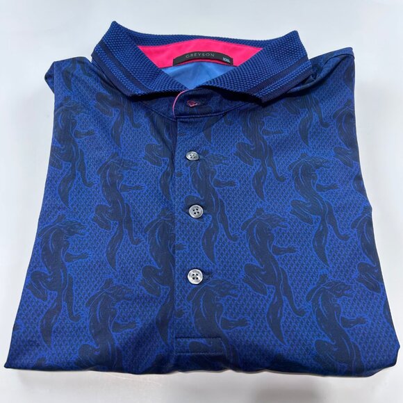 Greyson Wolf Men's SZ XXL Night Prowl Polo - Picture 13 of 13